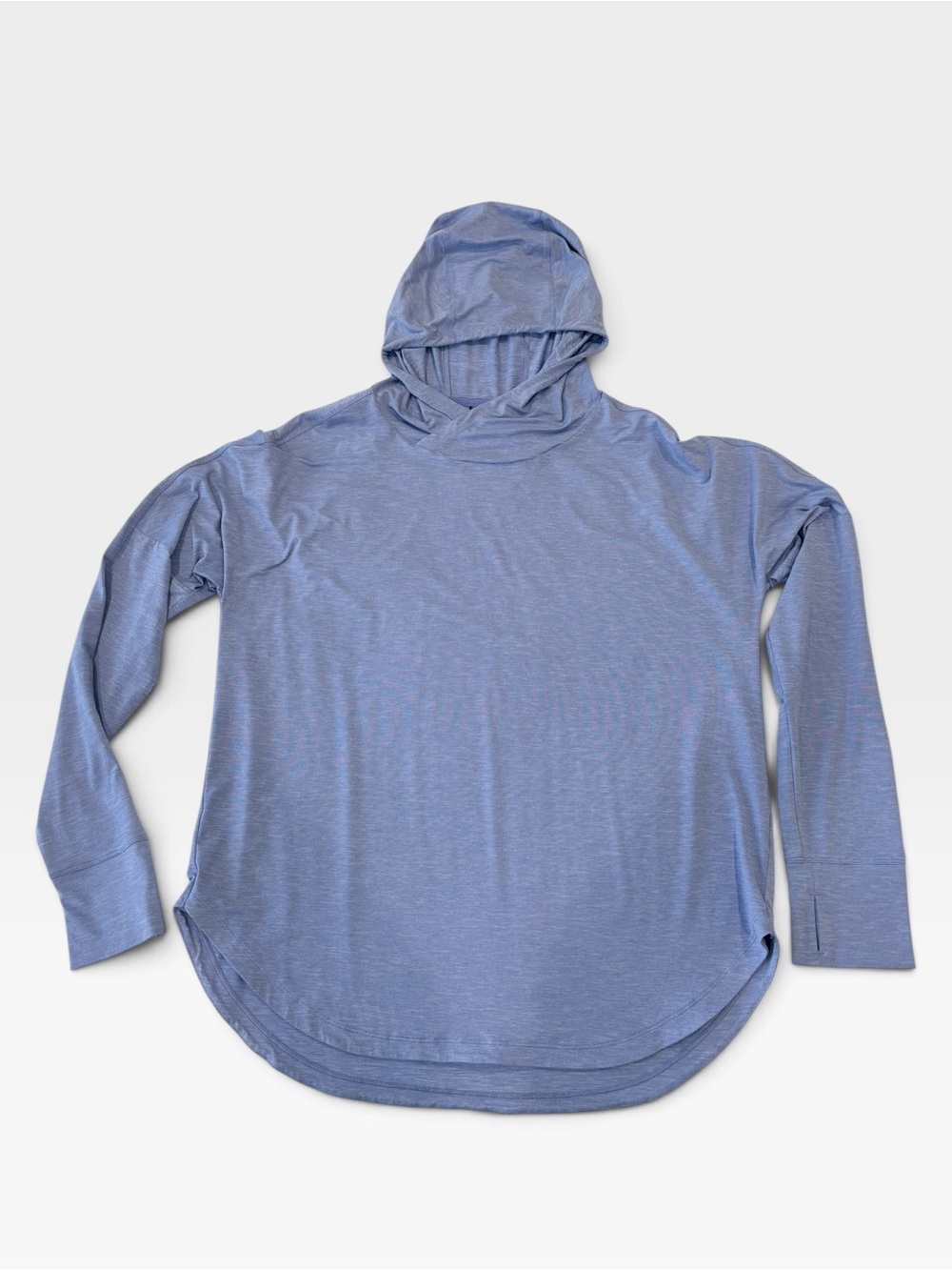 REI Co-op Sahara Shade Hoodie XL Washed Blue UPF 50+ Thumbholes